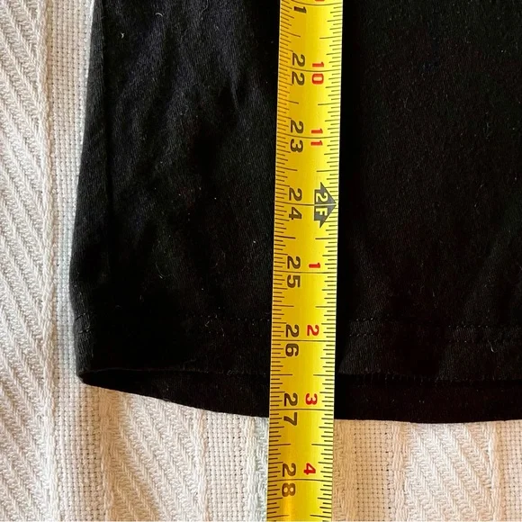 Love Is Love Rainbow Graphic V-Neck Tee Shirt Black - Picture 4 of 5